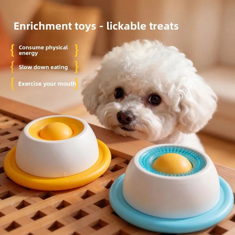 Dog toy with hidden treats, slow-feeding bowl, licking fun, educational,interactive, self-entertaining,boredom-relieving cat toy