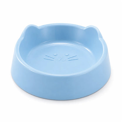 Cat Ear Design Food Bowl, Cute Cat Feeding Dish for Pets, Dog Water Bowl for Small Animals, Single Pet Bowl