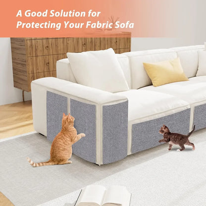Cat Climbing Mat with Self-Adhesive Backing Sturdy Multi-Purpose Non-Slip Scratching Pad Funitures Protective Mat Pet Accessorie