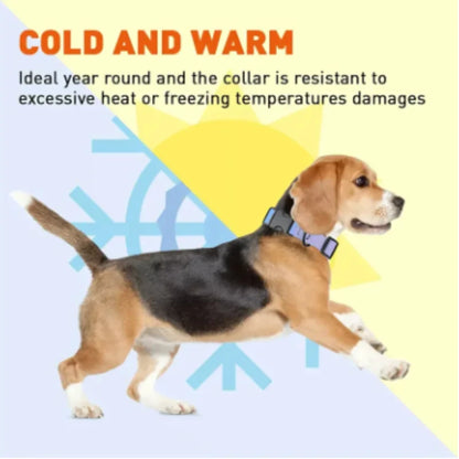 Dog Collar, Waterproof Plastic PVC Rubber WashableOutdoor Puppy Collars Durable Adjustable for Small Medium Large Dogs