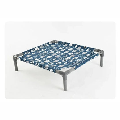 Detachable Dog Hammock Bed With Washable Bed Mat, Comfortable Moisture Proof Raised Dog Bed With Non slip Bottom,Rectangle Elev