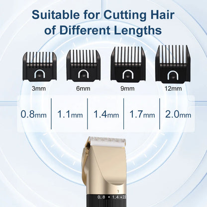 Dog Hair Clippers Electrical Pet Dog Clipper Grooming Trimmer Set For Cat Rabbit  Cordless USB Rechargeable Pet Shaving Machine