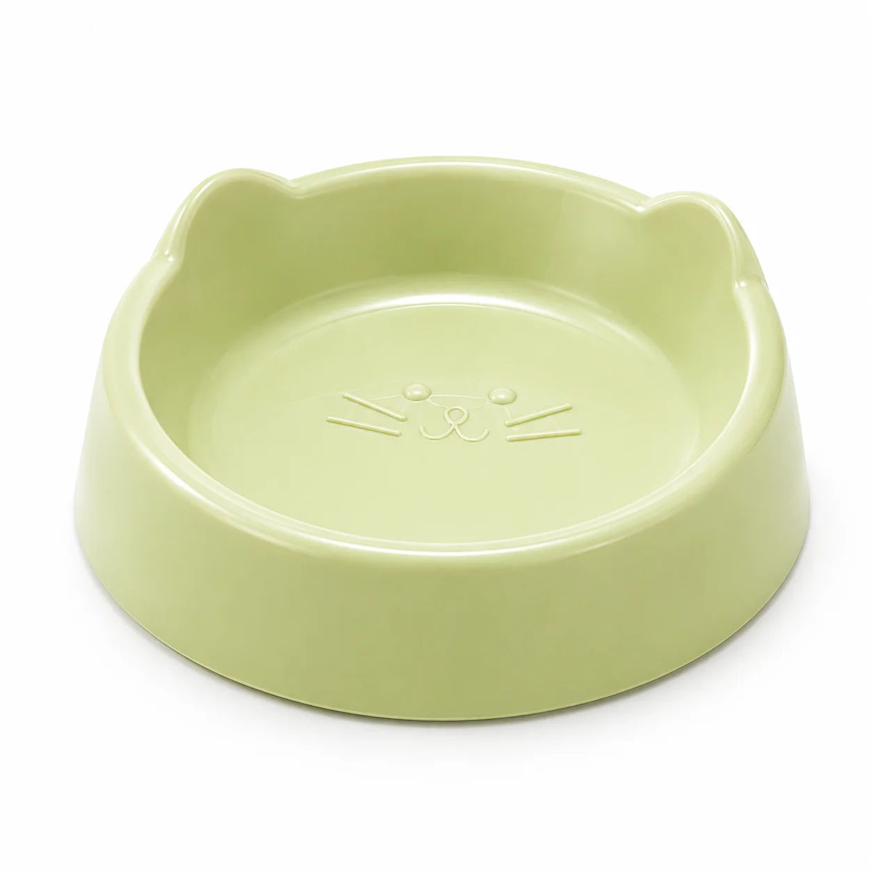 Cat Ear Design Food Bowl, Cute Cat Feeding Dish for Pets, Dog Water Bowl for Small Animals, Single Pet Bowl